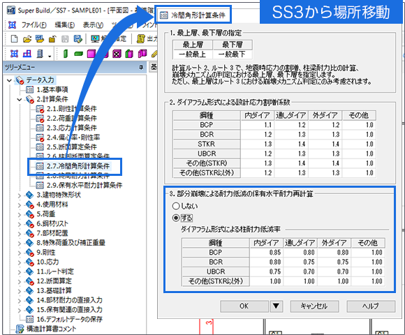 冷間角形鋼管の耐力低減