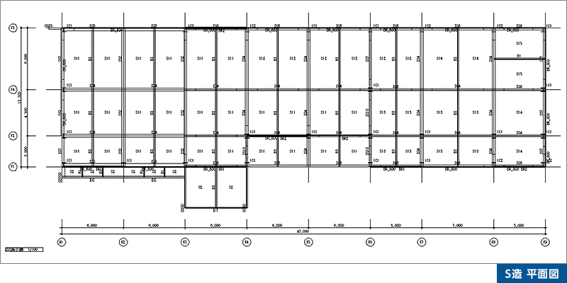 S造 平面図