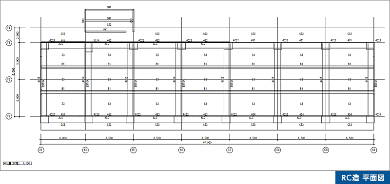RC造 平面図