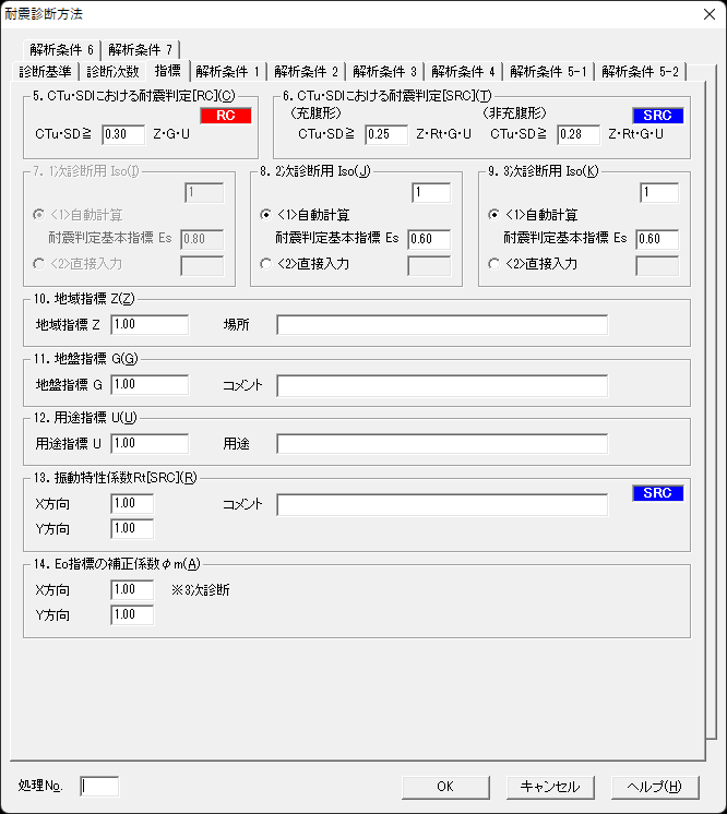 耐震診断方法－指標