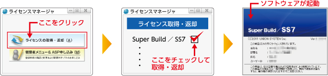 ソフトウェア起動までの流れ